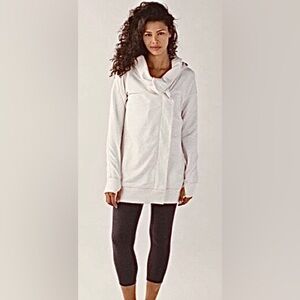 Lululemon Wrap Up Long Asymmetrical Zippered Jacket